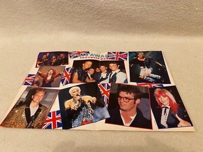 POST.38 MAGAZIN BILD/PLAKAT 11X16'' BRITS AWARDS 1989 SOUVENIR POSTER