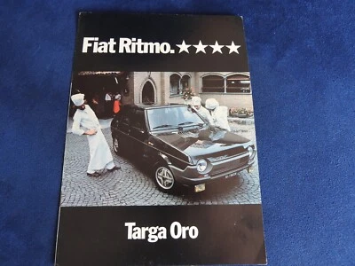 catalogue depliant fiat ritmo targa Oro - Photo 1/3