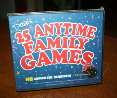 Dave's 25 Anytime Family Games - 2 Audio CD's - Includes Bears in the Night 2003