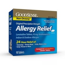 Allergy Relief Loratadine Tablets 10 mg, Antihistamine, Allergy Medicine