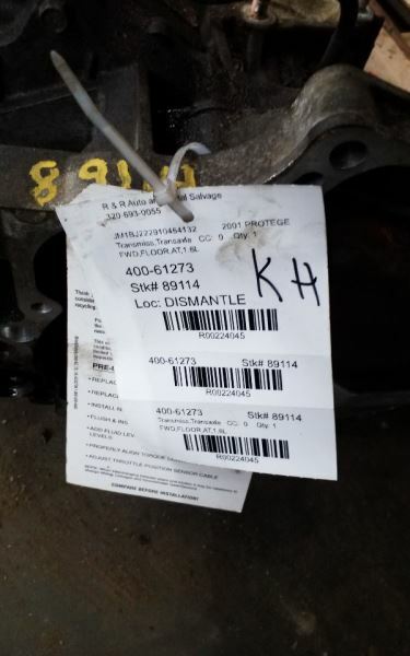 Automatic Transmission 1.6L Fits 01-03 MAZDA PROTEGE 224045 | eBay