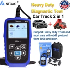 Diesel OBD OBD2 Scanner Heavy Duty Truck Car Code Reader Oil DPF Diagnostic Tool