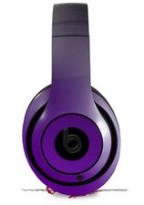 Skin for Beats Studio 2 3 Smooth Fades Purple Black HEADPHONES NOT INCLUDED