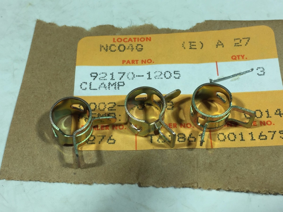QTY 3 NEW OEM KAWASAKI ZX750 NINJA ZX 750 CLAMP 92170-1205 | eBay