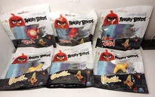 (6) 2016 SPIN MASTER ROVIO ANGRY BIRD ACTION FIGURE TOYS, NEW UNOPENED