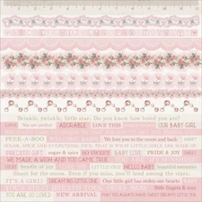 Peek-A-Boo, Girl, cardstock stickers, 12x12", scrapbook - Kaisercraft SS324