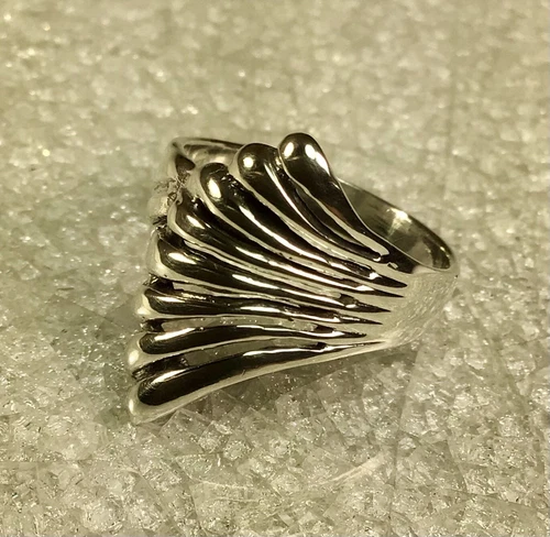 Vintage 925 Sterling Silver Ladies Ring Size-7 3/4 Fine Jewelry