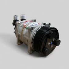 NEW OEM COMPRESSOR 3CMT551/ QP15XD-1241, 12V, Poly-V8, Ear Mount, R134a, R404a.