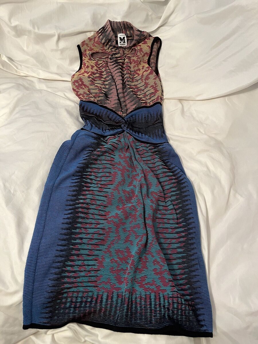 Missoni Multicolor Dress US Size 6 / Italian 42 Made In Missoni Multicolor Dress US Size 6 / Italian 42 Made In