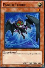 YuGiOh Fabled Lurrie HA02-EN031 Super Rare Englisch Played 1st
