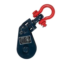 4 Ton Snatch Block with Shackle Wire Rope Sheave Tow Shackle Tree Sling Wrecker