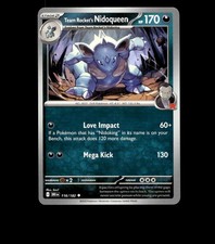 Team Rocket’s Nidoqueen – 116/182 – Destined Rivals – Non Holo – Near Mint - TCG