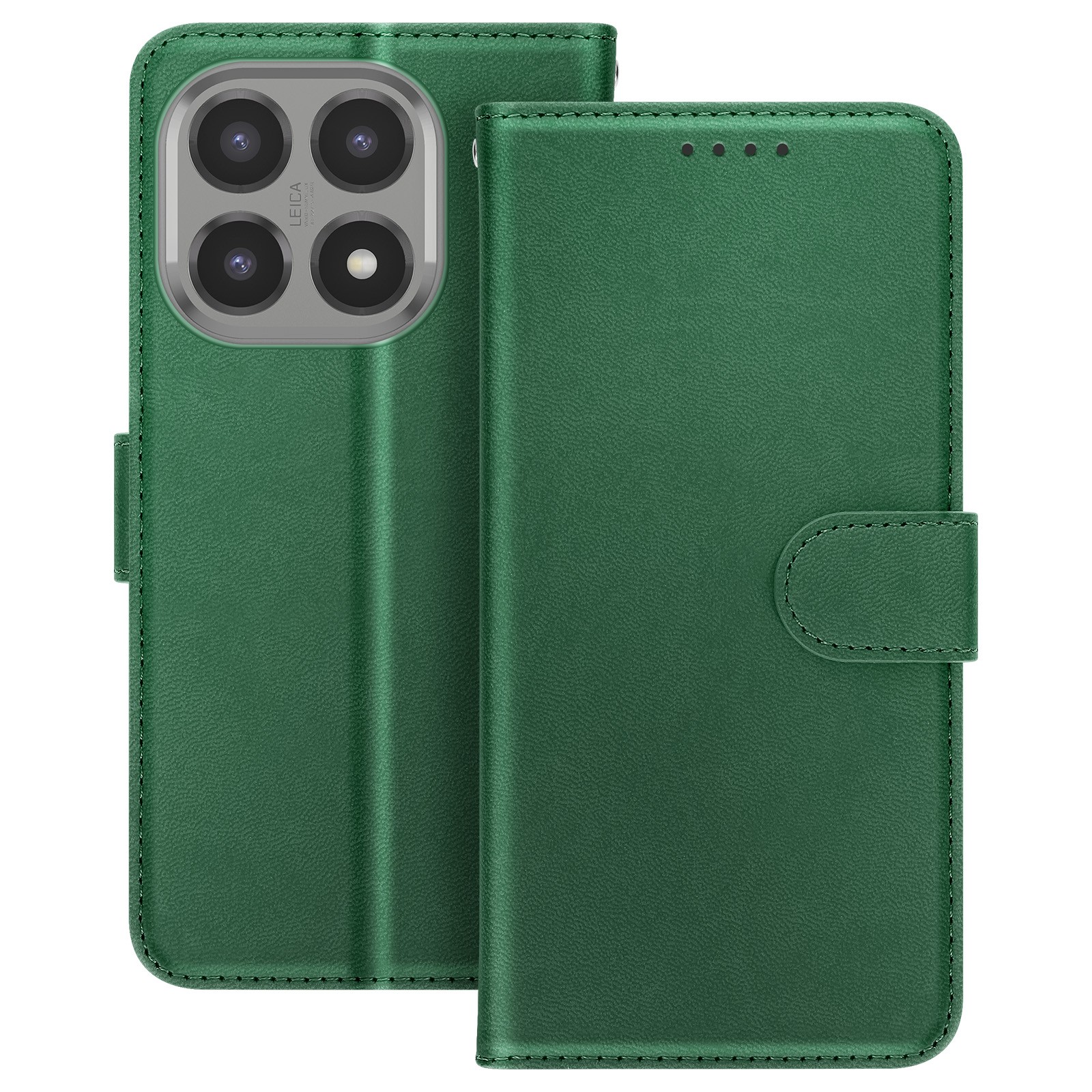 Étui à rabat pour Xiaomi 15T housse portefeuille effet cuir et support vidéo