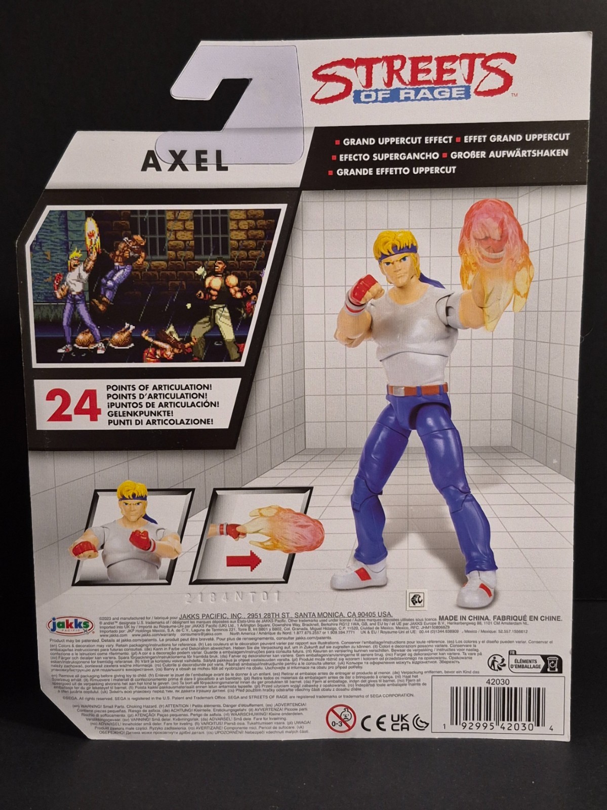 2023 Jakks Pacific 42030 Sega Streets Of Rage Axel Action Figure - NEW UNOPENED