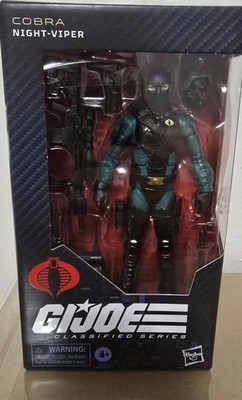 G.I Joe Classified #187 Night-Viper Figure Mint In Box In-Hand 