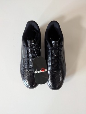 Diadora Boys Shoes, Cleates, Youth Size 6, Black, New in Box