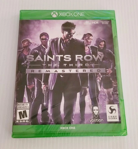 Saints Row The Third - Remastered - Microsoft Xbox One BRAND NEW FACTORY SEALED!