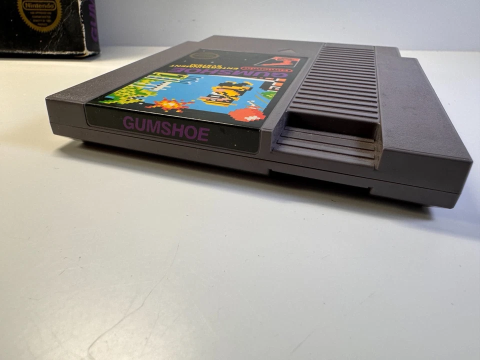 Gumshoe (Nintendo NES, 1986) 5-SCREW PUNCHTAB Authentic Tested - Image 4 of 4