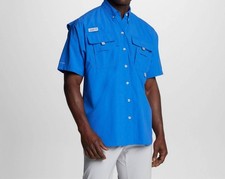 Columbia Bahama Ii Short Sleeve Shirt Size M