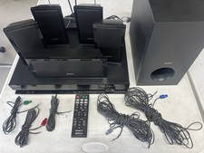 SONY DAV-DZ175 DVD Home Theater SISTEMA HDMI Receptor COMPLETO CON CONTROL REMOTO Y CABLES