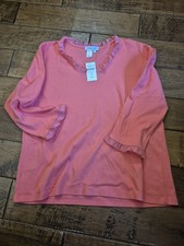 NWT NEW Coldwater Creek Size XL. Womens Coral...