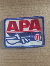 2001 APA Pool League Patch Poolplayers ‘01 8 ball 9 ball Billiards Vintage