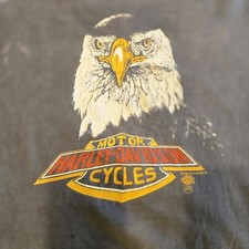 Rare 1982 Vintage Pacific Hawaii Harley Davidson Shirt Mens Large tshirt Large