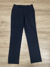 Uniqlo Navy Dress Pants Men's 31x34 Slim Fit Formal Straight Polyester