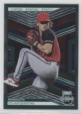 2023 Panini Elite Extra Edition Green Status /499 Dylan Questad #112 2a9