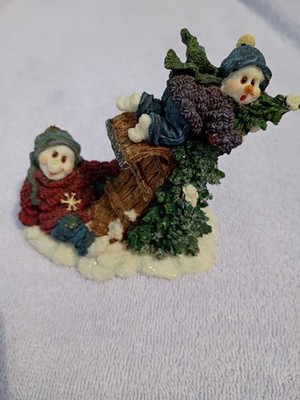The Snow Dooodes: Ally & Oops NO BRAKES,  Boyds Bears Collection #36520,   2001