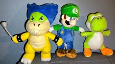 Super Mario Plush-Ludwig Von Koopa, Luigi, and Yoshi