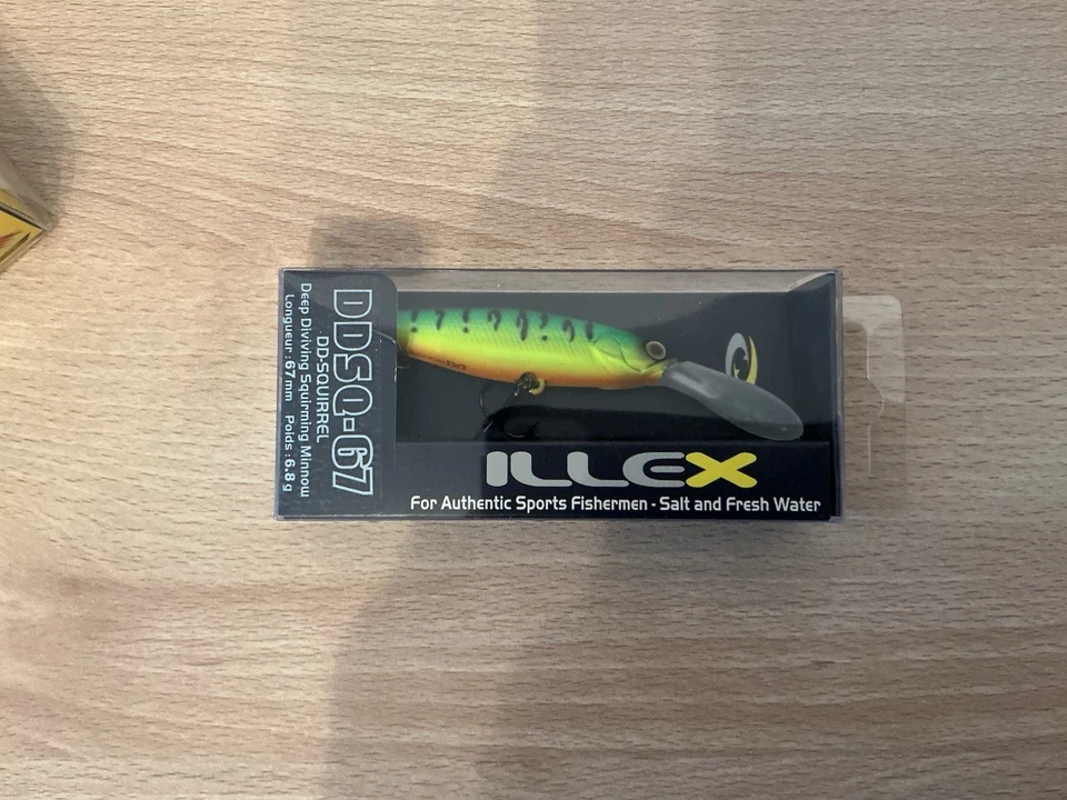 Illex Squirrel DD 67 SP Mat Tiger, Deka Hamakuru R Green Gold Und Ghost Ayu - Bild 3 von 4