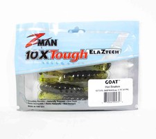 Zman Soft Bait Goat 3.75 Inch 4/Pack Hot Snakes (4356)