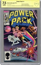 Power Pack #1 CBCS 7.5 Witnessed Sig Brigman/Potts/Shooter/Simonson 1984