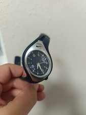 Vintage Y2K 00s NIKE TRIAX Sport Watch Analog Quartz Silver Blue