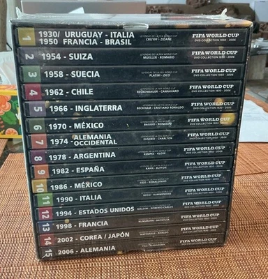 FIFA World Cup Dvd Collection Complete 1930-2006 15 Disc Factory