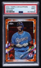 2021 Topps Chrome Sapphire Edition Orange 11/25 Sam Huff #654 PSA 9 MINT 0sf1