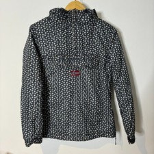 Napapijri Womens Anorak Jacket Small Blue Whi...