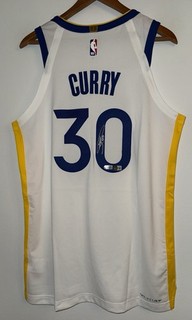 Stephen Curry Signed Warriors NBA Nike ADV Authentic Jersey Autograph USASM BAS