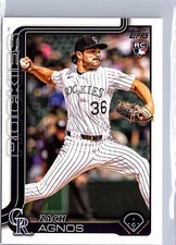 2025 Topps Update #US31 Zach Agnos