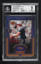 2004 Upper Deck Diamond Collection All-Star Lineup Tom Brady #6 BGS 9 MINT 0q3
