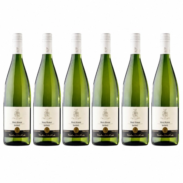 Morio Muskat Feinherb 2024 - Feinherber WeißWein Pfalz - Weingut Kuntz (6X1,0L)-image