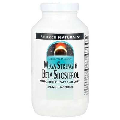 2 X Source Naturals, Mega Strength Beta Sitosterol, 240 Tablets