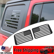 Aluminum Rear Window Glass Armor Cover Accessories For Jeep Wrangler Jl 2018 X2 Aluminum Rear Window Glass Armor Cover Accessories For Jeep Wrangler Jl 2018 X2