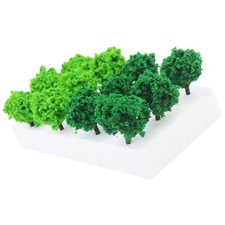 Mini Bush Cluster Model Vegetation for Scenery and Sand Table