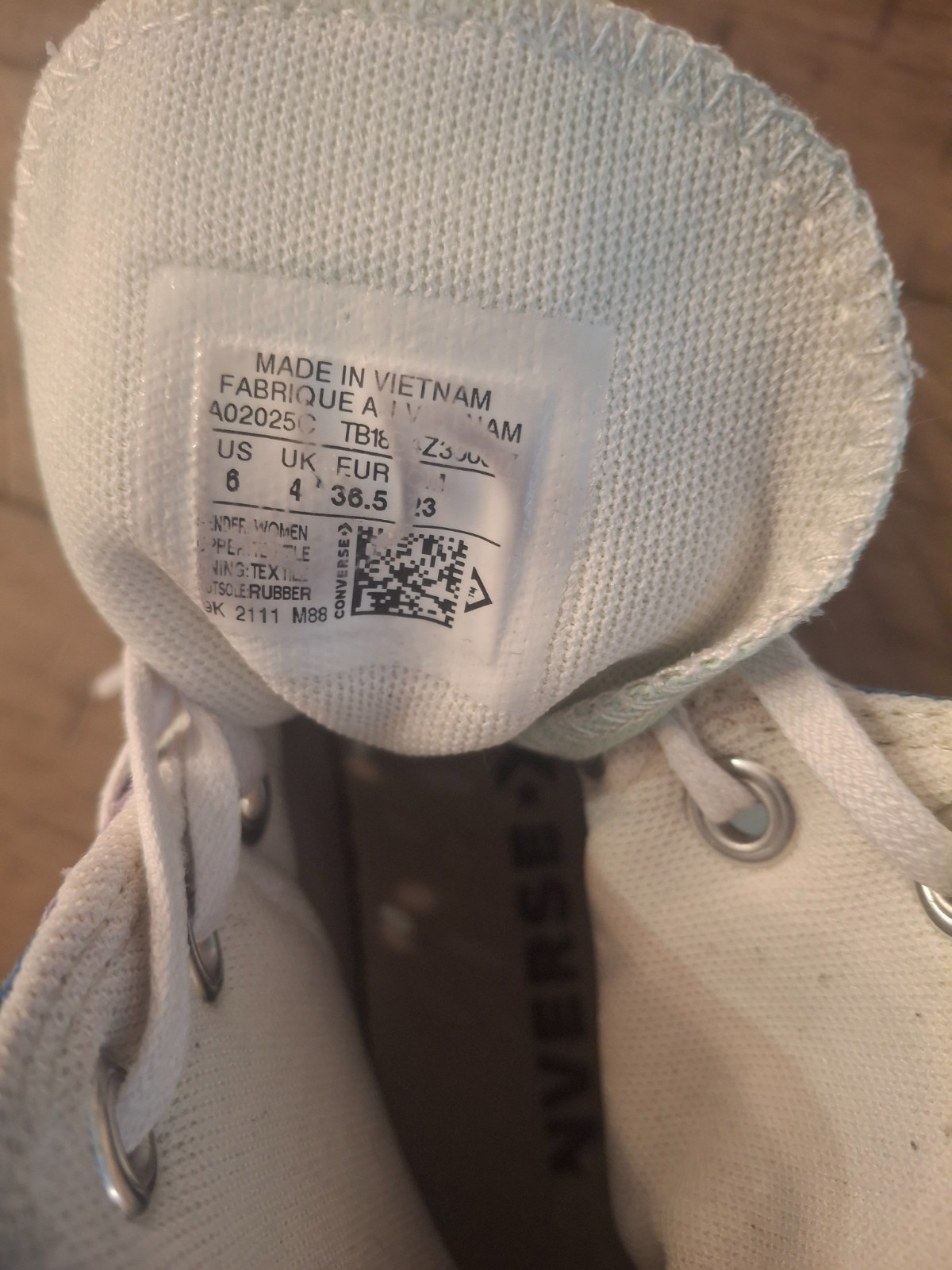 Converse Chuck Taylor All Star Hi Top Patchwork Womens Sneakers Shoes Size 6 thumbnail 9