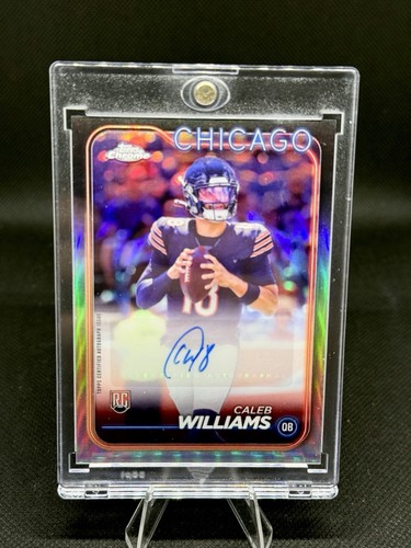 Caleb Williams #RA-CWI 2024 Topps Chrome Rookie Autograph card