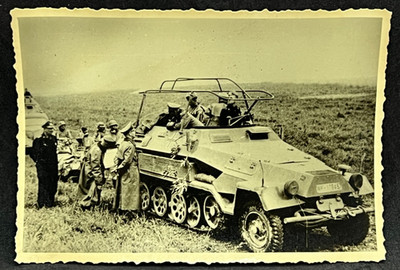 Photo German Half-track Armored Personnel Carrier Sd.Kfz. 251/3- Archive album
