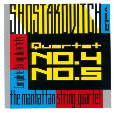 CD Shostakovich The Complete String Quartets, Vol. 2: Nos. 4 & 5 ESS.A.Y Reco
