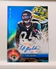 T.J. Yeldon Rookie Platinum Auto #/150 Blue Refractor - 2015 Topps Platinum 